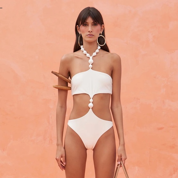 cult gaia Other - Cult Gaia Caitriona one piece in white Size SMALL